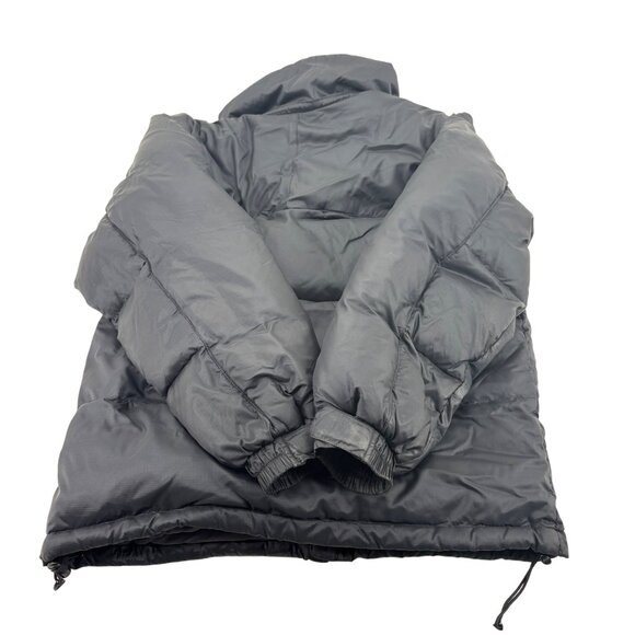 Eddie Bauer Ebtek Mens Goose Down Puffer Jacket Black S/P Nylon Winter Coat - Picture 4 of 4